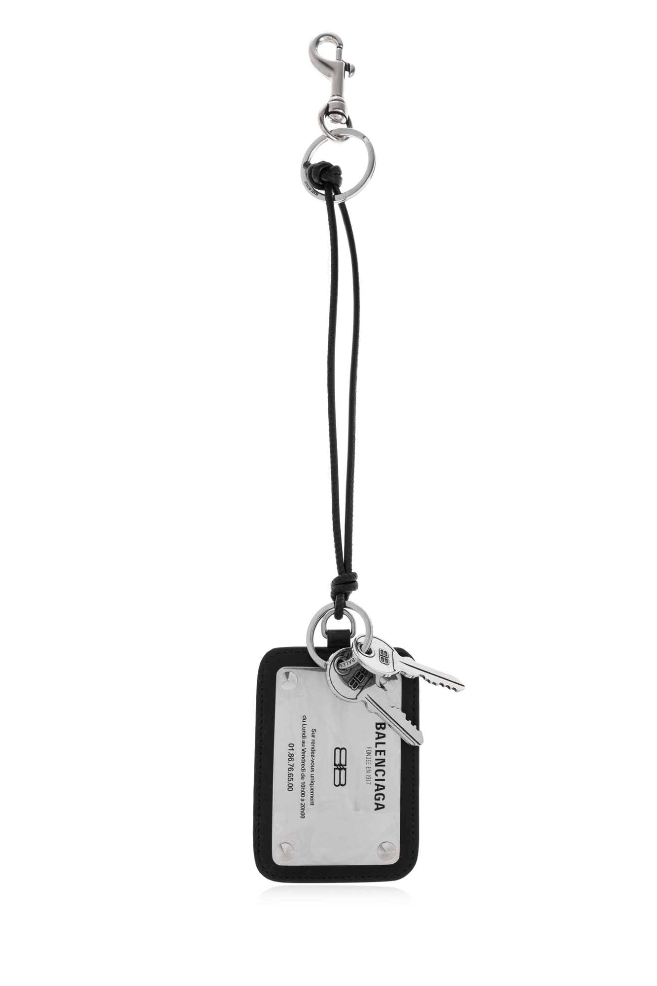 Black Keychain with card slot Balenciaga - Vitkac Canada